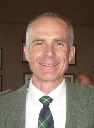 Portrait photograph of Dr Martin Denvir, smiling